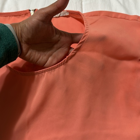 Coral sheer top - Picture 2 of 7